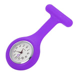 Fashion Pocket Watches Silicone Nurse Watch Brooch Tunic Fob Watch With Free Battery Doctor Medical Unisex Watches Clock