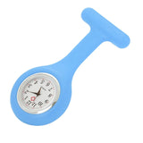 Fashion Pocket Watches Silicone Nurse Watch Brooch Tunic Fob Watch With Free Battery Doctor Medical Unisex Watches Clock