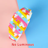 2020 Luminous Kids Watches Girls Cartoon Pattern LED Boys Watch Silicone Strap Reloj Infantil Wristwatches