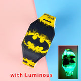 2020 Luminous Kids Watches Girls Cartoon Pattern LED Boys Watch Silicone Strap Reloj Infantil Wristwatches