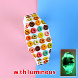 2020 Luminous Kids Watches Girls Cartoon Pattern LED Boys Watch Silicone Strap Reloj Infantil Wristwatches