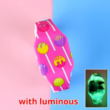 2020 Luminous Kids Watches Girls Cartoon Pattern LED Boys Watch Silicone Strap Reloj Infantil Wristwatches