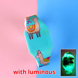 2020 Luminous Kids Watches Girls Cartoon Pattern LED Boys Watch Silicone Strap Reloj Infantil Wristwatches