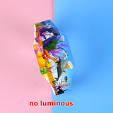 2020 Luminous Kids Watches Girls Cartoon Pattern LED Boys Watch Silicone Strap Reloj Infantil Wristwatches