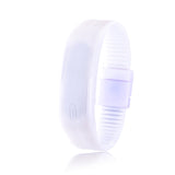 2021 New Charming Wristwatches Unisex Men's Women's Silicone Red LED Sports Bracelet Touch Digital Wrist Watch